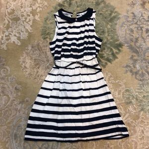 Cute Navy and white stripe dress